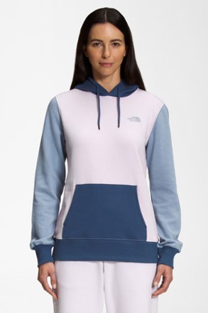 Color Block Pullover Hoodie - Women's