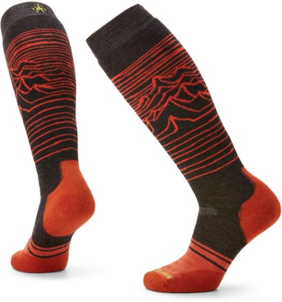 Smartwool Snowboard Full Cushion Iguchi Pattern Over The Calf Socks ...