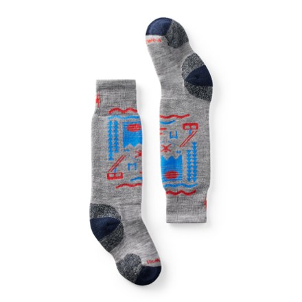 Smartwool Wintersport Full Cushion Ski Day Over The Calf Socks - Kids'