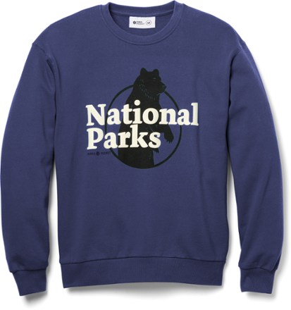 National Parks Print Crew Sweatshirt