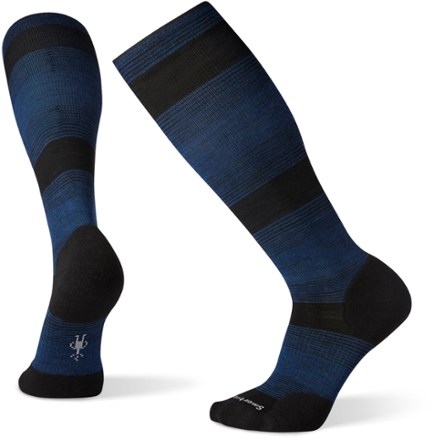 Everyday Compression Varied Stripe Over-The-Calf Socks - Men's