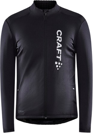Craft Core Bike SubZ Long-Sleeve Cycling Jersey - Black/Silver Reflective - Men's 0