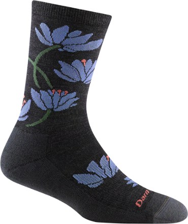 Lilies Crew Socks - Women's