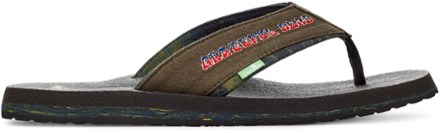 Grateful Dead Beer Cozy Flip-Flops - Men's