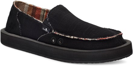 Sanuk Donna Hemp Black