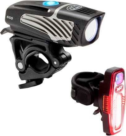 Lumina Micro 650 Front / Sabre 110 Rear Bike Light Set