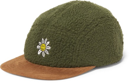 Happy Flower Sherpa Fleece Hat