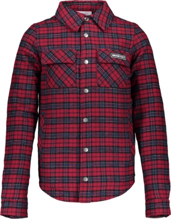 Avery Flannel Insulated Shirt Jacket - Mey Plaid - Kids'