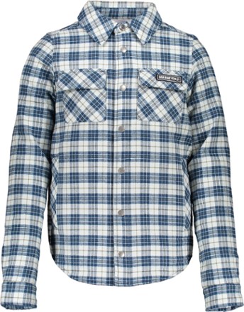 Avery Flannel Insulated Shirt Jacket - Icy Mey Plaid - Boys'
