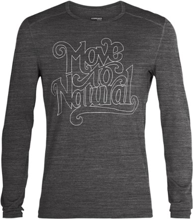 200 Oasis Long-Sleeve Crew Move to Natural Base Layer Top - Men's