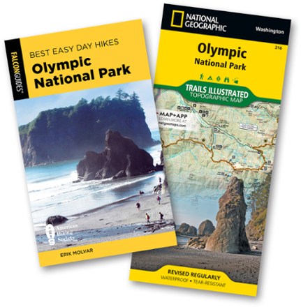 Best Easy Day Hikes: Olympic National Park - Guidebook and Trail Map Bundle