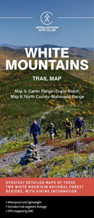 White Mountains Trail Map: Carter Range - Evans Notch & Northern WMNF - Mahoosuc Range