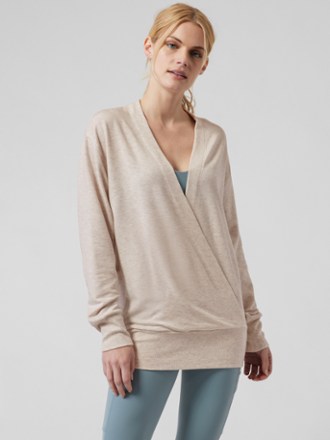 Athleta Purana V-Neck Wrap Sweatshirt - Women's