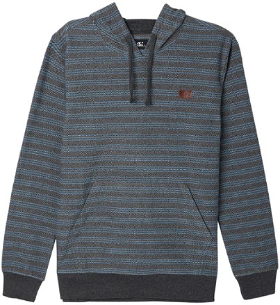 Bavaro Striped Pullover Fleece Hoodie - Men's