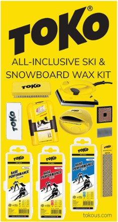 All-Inclusive Ski and Snowboard Wax Kit with Iron