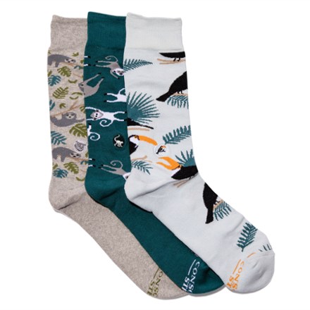 Protect Rainforests Socks Gift Box - 3 Pairs