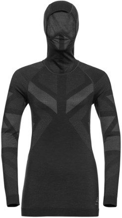 Natural + Kinship Warm Base Layer Top with Face Mask - Women's