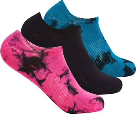 Essentials Tie-Dye No-Show Liner Socks