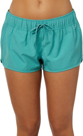 Laney Stretch Board Shorts - Teal - Women's 2" Inseam