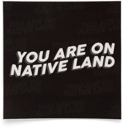 You Are On Native Land Sticker