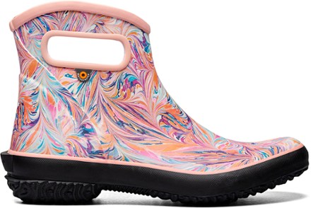 Patch Ankle Rain Boots - Women's