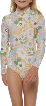 Twiggy Long-Sleeve One-Piece Surf Suit - Kids'