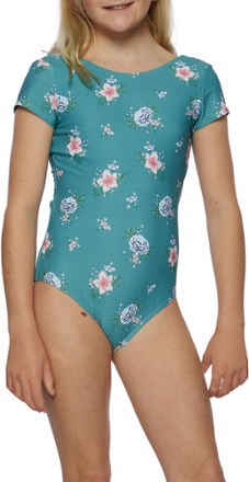 Chan Floral Back-Tie One-Piece Swimsuit - Kids'