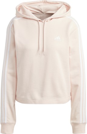 adidas 3-Stripes Crop Hoodie - Women's 0