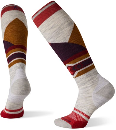 Ski Targeted Cushion Pattern Over The Calf Socks - Women's