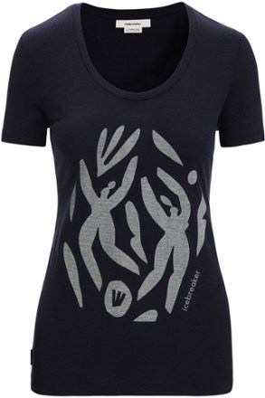 Icebreaker Tech Lite II Nature Celebration Scoop T-Shirt - Women's 0