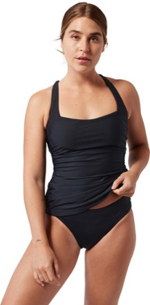 Athleta Square-Neck Bra Cup Tankini Swimsuit Top - Women's 0