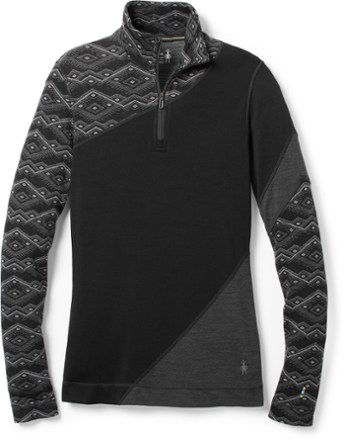 Merino 250 Colorblock Quarter-Zip Base Layer Top - Women's