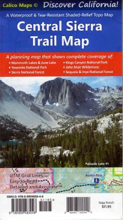 Central Sierra Trail Map