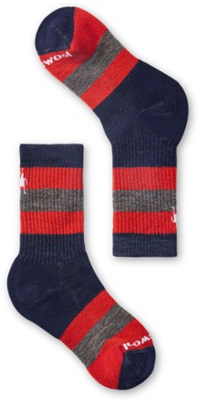 Hike Full Cushion Striped Crew Socks - Kids'