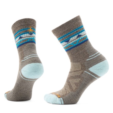Hike Light Cushion Zig Zag Valley Mid Crew Socks - Women's