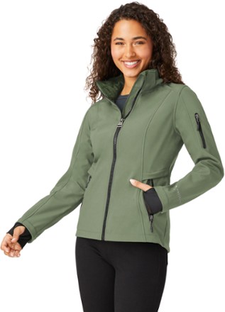 Rock Creek Women's Softshell Jacket D-468 Windbreaker Transition Jacket