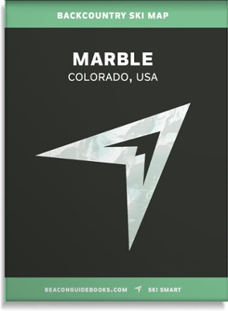 Beacon Guidebooks Backcountry Ski Map: Marble, Colorado