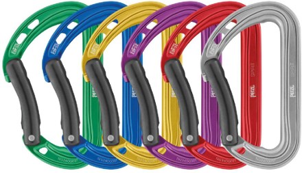 Petzl Spirit Bent Gate Carabiner - Package of 6
