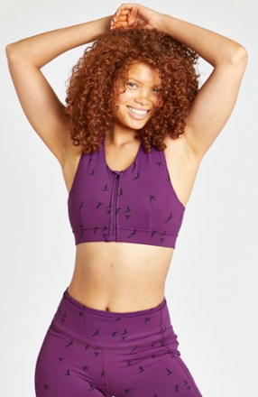 Oiselle Flyout Zip Bra 0