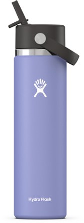 Hydro Flask Purple Wide Mouth Flex Straw Cap Bottle, 24 oz Hydro Flask