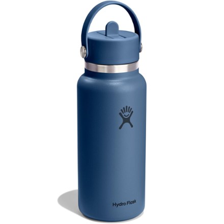Hydro Flask Wide-Mouth Vacuum Water Bottle with Flex Straw Cap - 32 fl. oz. 0