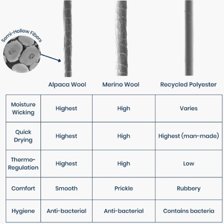 Arms of Andes 160 Ultralight Alpaca Wool Long-Sleeve Base Layer Shirt - Men's 0