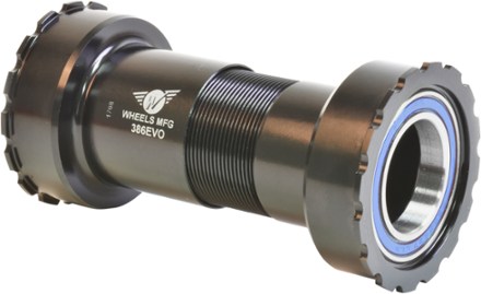 Wheels Manufacturing 386EVO Thread Together Bottom Bracket with ABEC-3 Bearings for 24 mm Shimano Crank Spindles
