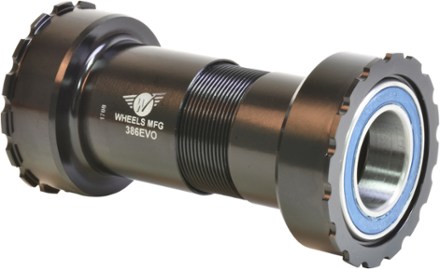 Wheels Manufacturing 386EVO Thread Together Bottom Bracket with ABEC-3 Bearings for 22/24 mm SRAM GXP Crank Spindles