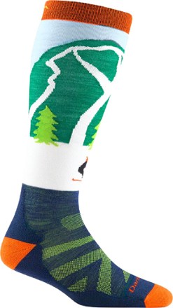 Darn Tough Pow Cow Over-The-Calf Midweight Ski and Snowboard Socks - Kids'
