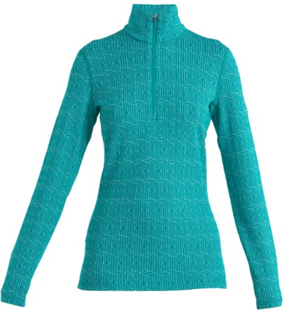 Icebreaker Merino 260 Vertex Long-Sleeve Half-Zip Herenga Base Layer Top - Women's 0