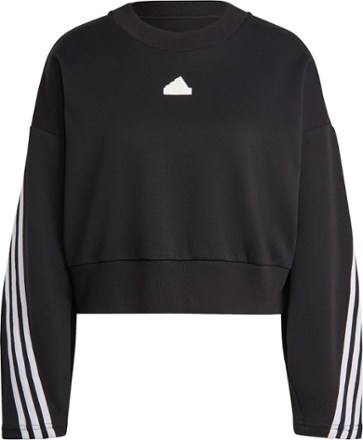 adidas 3 foil crew sweatshirt clipart