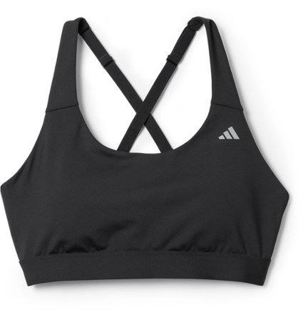 adidas Women's Ultimate High-Support Logo Bra, Black/White, XX-Small at   Women's Clothing store