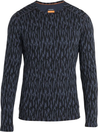 Icebreaker 200 Oasis Long-Sleeve Crewe Glacial Flow Base Layer Top - Men's 0