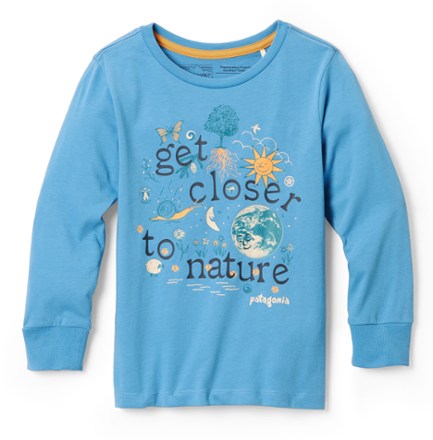 Patagonia Baby Regenerative Organic Certified Cotton Long-Sleeve Graphic T-Shirt - Toddlers' 0